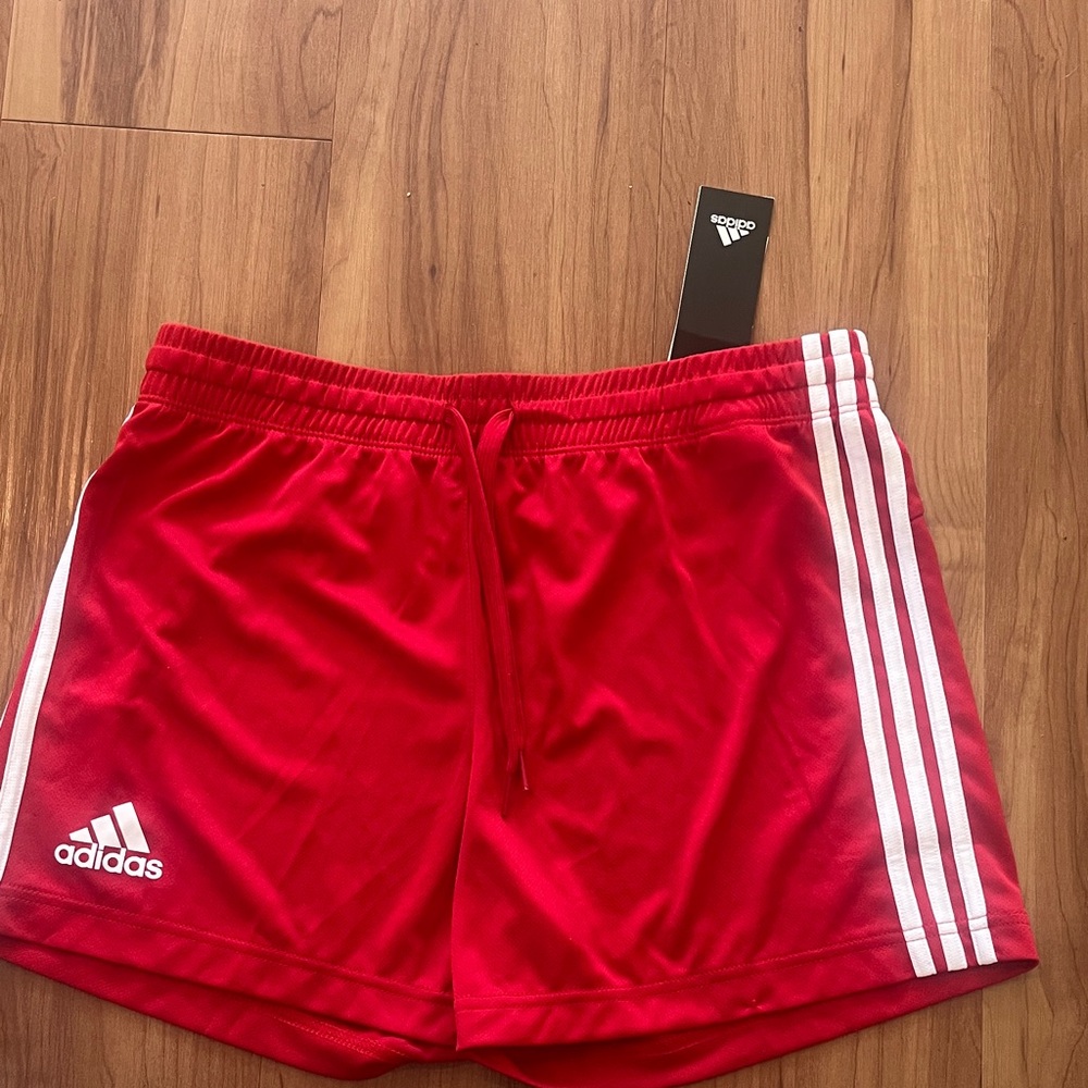 adidas Women's 3 stripes knit shorts